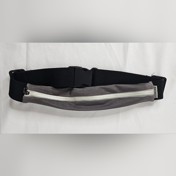 Fitkicks Other - FITKICKS Unisex women’s Men's Gray & Black Waist Fanny Belt Bag